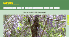 Desktop Screenshot of karls-farm.com